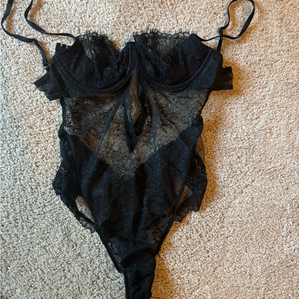 Victoria's Secret Black Lace Detail